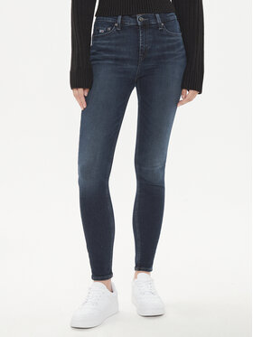 Tommy Jeans Tommy Jeans Blugi Nora DW0DW19257 Bleumarin Skinny Fit