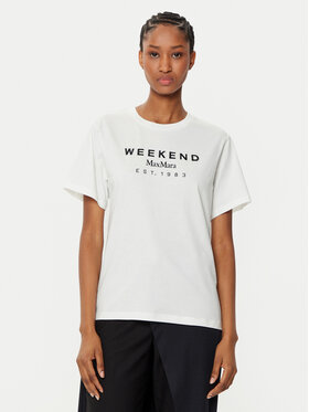 Weekend Max Mara Weekend Max Mara T-Shirt Cabina 2515971041 Λευκό Regular Fit