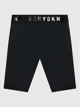 DKNY DKNY Pantaloni scurți sport D34A50 S Negru Slim Fit