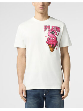 PHILIPP PLEIN PHILIPP PLEIN T-Shirt 30608 Biały Regular Fit