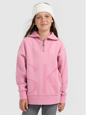 4F 4F Bluza APRES SKI Różowy Loose Fit