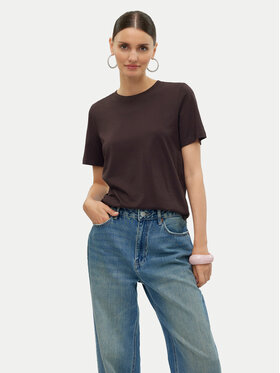 Vero Moda Vero Moda T-Shirt Paulina 10316991 Braun Regular Fit