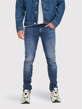 Only & Sons Only & Sons Traperice Loom 22023292 Plava Slim Fit