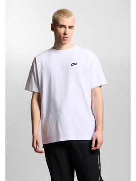 PROSTO. PROSTO. T-Shirt Big log Infinity KL261MTEE1031 Biały Oversize