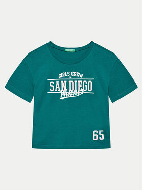 United Colors Of Benetton United Colors Of Benetton T-shirt 3096C10LG Verde Regular Fit