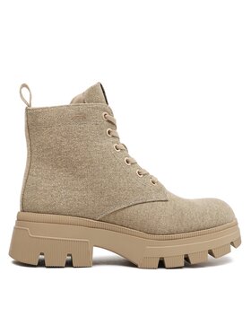 Calvin Klein Jeans Calvin Klein Jeans Trapery Chunky Combat Laceup Boot Co YW0YW01239 Beżowy
