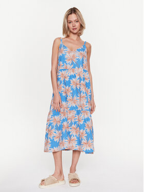 Roxy Roxy Letní šaty ERJWD03704 Modrá Regular Fit
