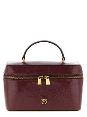 PINKO PINKO Torebka Bordeaux Calfskin Hand Bordowy
