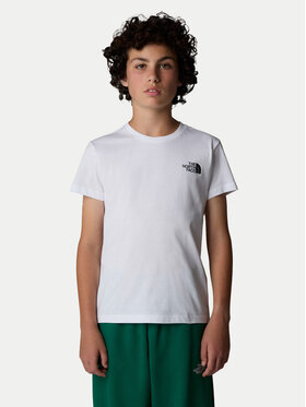 The North Face The North Face T-shirt Redbox NF0A89VT Bianco Regular Fit