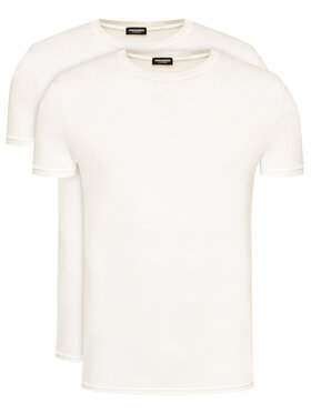 Dsquared2 Underwear Dsquared2 Underwear Set di 2 T-shirt DCX200050 Bianco Slim Fit