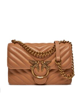 Pinko Pinko Ročna torba Love One Mini Dc AI 23-24 PLTT 100074 A0GK Rjava