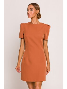 Made of Emotion Made of Emotion Sukienka wieczorowa M777 Pomarańczowy Premium Fit