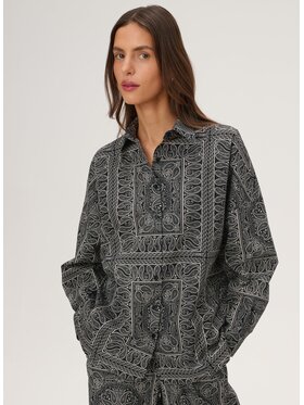 LEBRAND LEBRAND Koszula Meryl Czarny Oversize