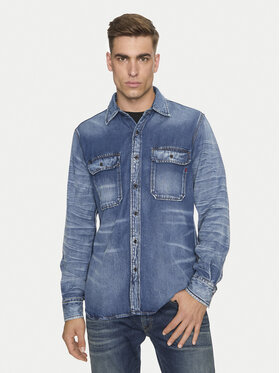 REPLAY Replay cămașă de blugi M4074 .000.624 72A Albastru Regular Fit