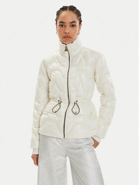 Patrizia Pepe Patrizia Pepe Μπουφάν μεταβατικό 8O0132/A451-W367 Λευκό Regular Fit