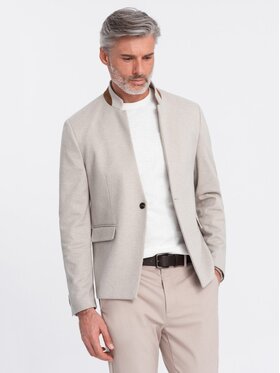 Ombre Ombre Sako OM-BLZB-0131 Béžová Regular Fit