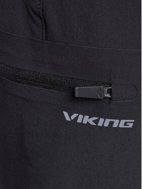 Viking Pohodne Hlače 900/23/2409 Črna Regular Fit