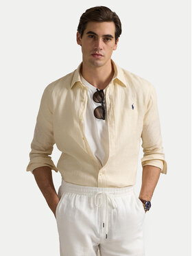 Polo Ralph Lauren Polo Ralph Lauren Koszula 710968915005 Beżowy Slim Fit