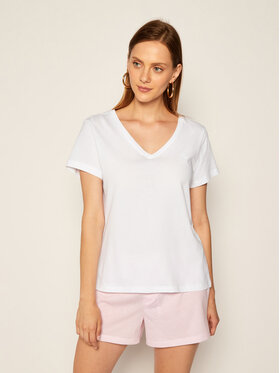 Lauren Ralph Lauren Lauren Ralph Lauren T-Shirt I811527 Biały Regular Fit