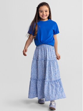 minoti minoti Spódnica maxi 30SKIRT151 Niebieski Regular Fit