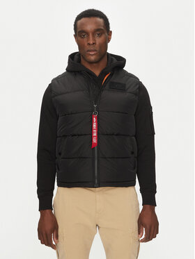 Alpha Industries Alpha Industries Αμάνικο Μπουφάν 118109 Μαύρο Regular Fit