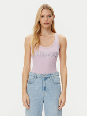 Guess Guess Top W5GP29 KA0H1 Rosa Regular Fit