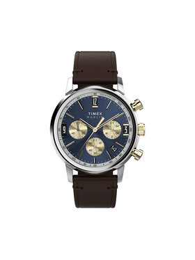 Timex Timex Ročna ura Marlin® Quartz Chronograph TW2W60400 Črna