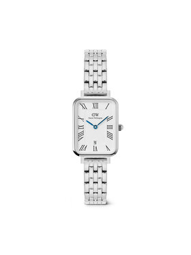 Daniel Wellington Daniel Wellington Zegarek Quadro DW00100864 Srebrny