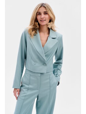 blue shadow blue shadow Marynarka Demi Zielony Regular Fit
