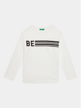 United Colors Of Benetton United Colors Of Benetton Majica 3VR5C10DN Bijela Regular Fit