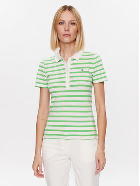 Tommy Hilfiger Tommy Hilfiger Polo 1985 WW0WW39530 Verde Slim Fit