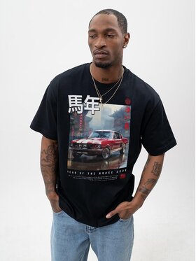 Jigga Wear Jigga Wear T-Shirt 131523 Czarny Oversize