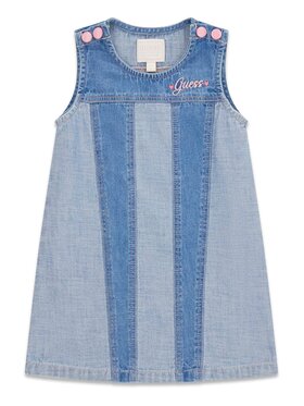 Guess Kids Guess Kids Sukienka codzienna 182362 Niebieski Classic Fit