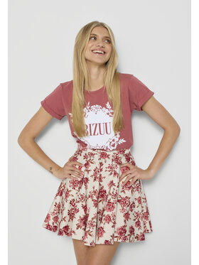 BIZUU BIZUU Spódnica mini MALE Biały Standard Fit