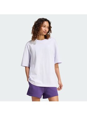 adidas adidas T-Shirt 165409 Fioletowy Oversize