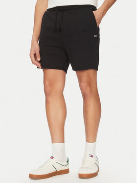 Tommy Jeans Tommy Jeans Szorty sportowe Entry Graphic DM0DM21369 Czarny Regular Fit