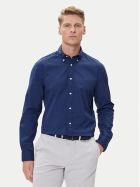 Tommy Hilfiger Tommy Hilfiger Koszula MW0MW37550 Granatowy Regular Fit