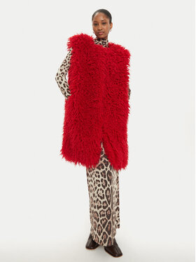 Just Cavalli Just Cavalli Varrukateta jakk 77PAS428 Punane Loose Fit
