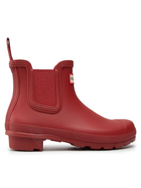 Hunter Hunter Cizme de cauciuc Original Chelsea WFS2078RMA Roșu