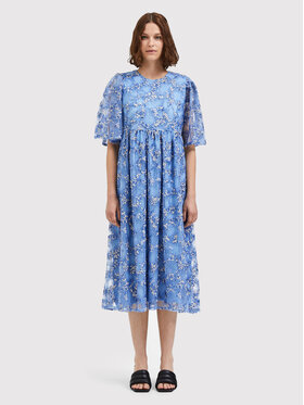 Selected Femme Selected Femme Coctailkleid Justine 16085467 Blau Loose Fit