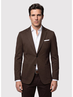 Pako Lorente Pako Lorente Marynarka P26WN-3X-022 Brązowy Slim Fit