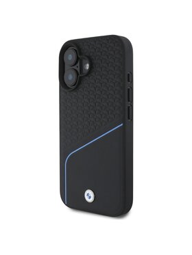 BMW Motorsport BMW Motorsport Etui na telefon Sign Leather Textured And Line Czarny