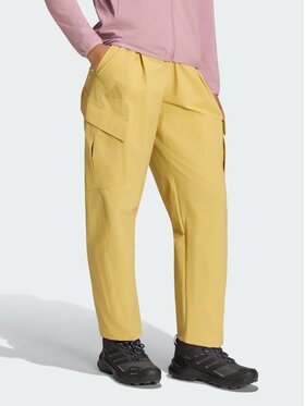 adidas adidas Spodnie outdoor 163069 Żółty Loose Fit