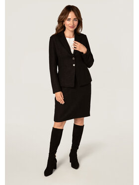 QUIOSQUE QUIOSQUE Sako STARK JACKET Černá Regular Fit