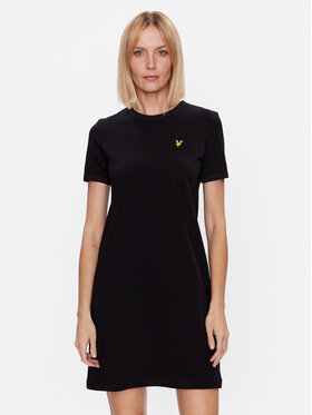 Lyle & Scott Lyle & Scott Každodenné šaty DRW1602V Čierna Regular Fit