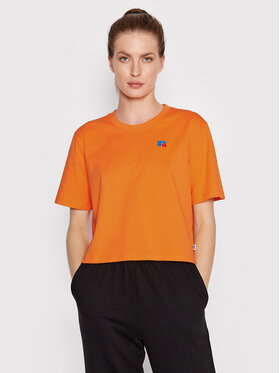 Russell Athletic Marškinėliai Behr E24011 Oranžinė Relaxed Fit