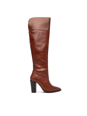 Bronx Bronx Kozačky 14410-V Hnědá