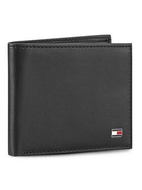 Tommy Hilfiger Tommy Hilfiger Μεγάλο Πορτοφόλι Ανδρικό Eton Mini Cc Wallet AM0AM00655/83365 Μαύρο