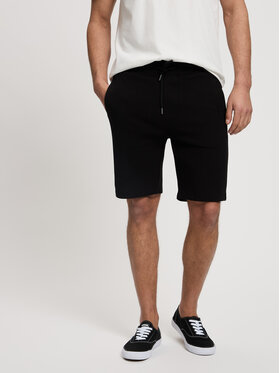 Cross Jeans Cross Jeans Szorty sportowe 49073-020 Czarny Regular Fit