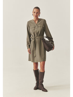 TATUUM TATUUM Sukienka codzienna KORMO Khaki Fitted Fit